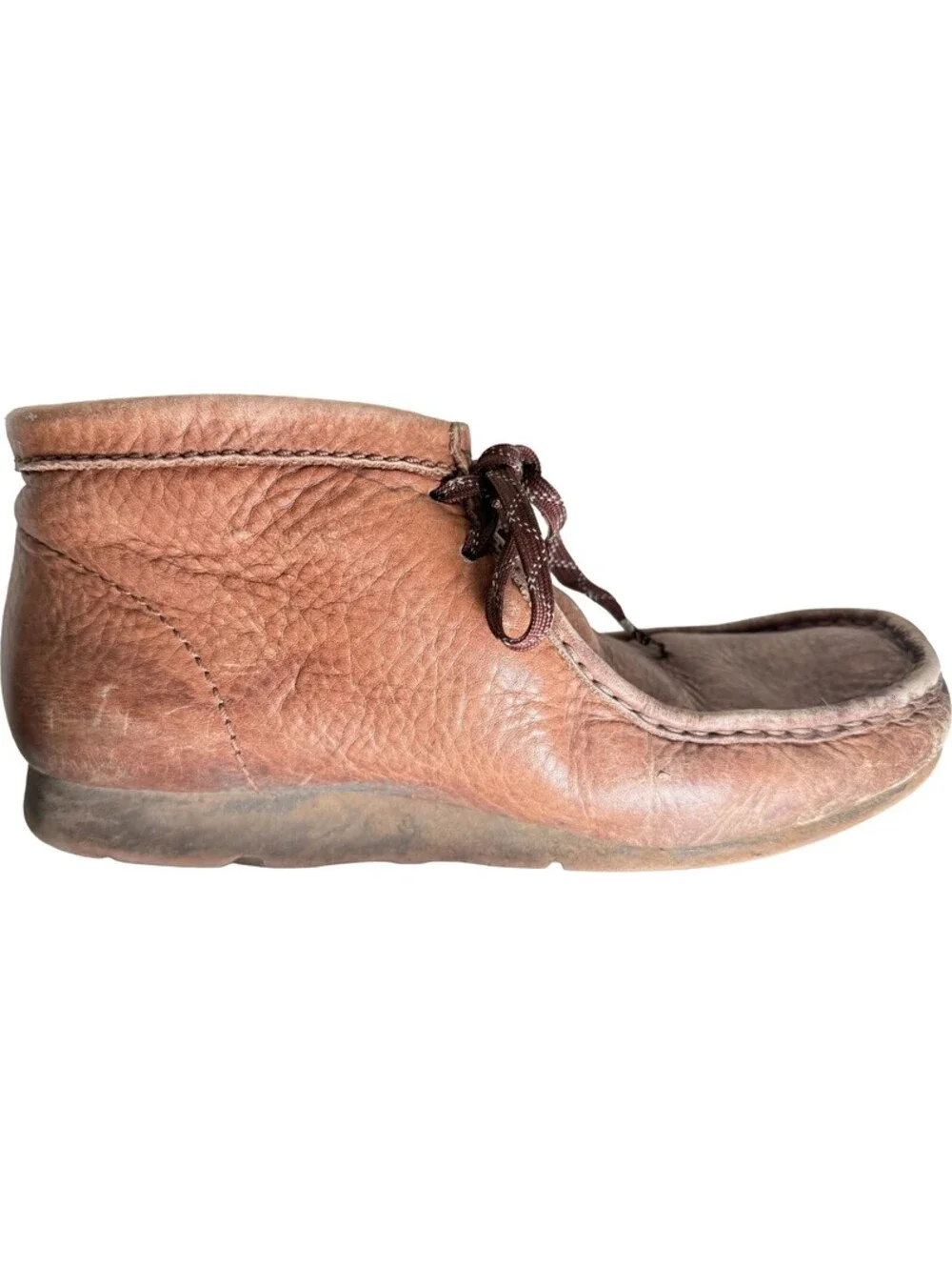 Clarks Original Mens 8.5M Shoes Brown Wallabee Goretex GTX Chukka Moccasin Boots